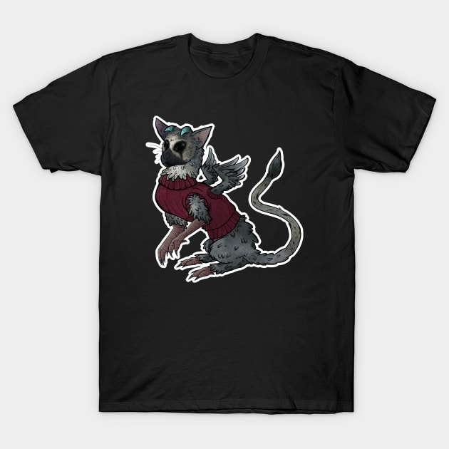 The Last Guardian Trico, wearing a Tricot. T-Shirt by Gabrr